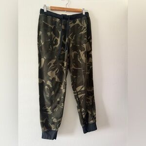 POLO RALPH  LAUREN Thermal Pants Mens Medium Green Camo Waffle Knit